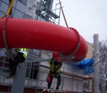 Aquapark ma już zjeżdżalnię. Kiedy z niej skorzystamy? (ZDJĘCIA) 