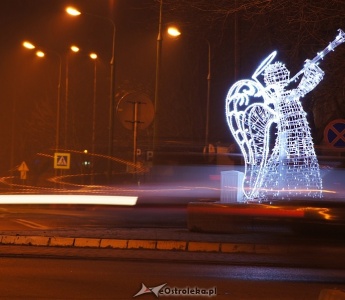 Świąteczne iluminacje w Ostrołęce [VIDEO, ZDJĘCIA]