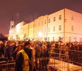 Ostrołęczanie powitali Nowy Rok ! (zdjęcia, wideo)