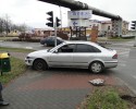 Kolizja na ul. Kołobrzeskiej. Ostrołęczanin w oplu staranował mazdę mieszkańca Łomży (ZDJĘCIA)