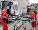 Pożar w tym samym mieszkaniu przy Sienkiewicza. Nieprzytomna młoda kobieta trafiła do szpitala (WIDEO, ZDJĘCIA) 