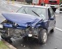 Groźny wypadek na 11 Listopada. Dwie osoby w szpitalu, ulica zablokowana (ZDJĘCIA) 