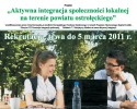 Rekrutacja uczestników na szkolenie „Aktywna integracja społeczności lokalnej na terenie powiatu ostrołęckiego”