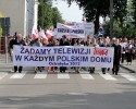 Marsz w obronie TV Trwam w Ostrołęce: „Będziemy walczyć o koncesję do końca, zwycięskiego końca” [VIDEO, ZDJĘCIA] 