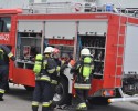 Pożar na cmentarzu parafialnym 