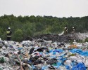 Pożar na miejskim wysypisku przy ulicy Turskiego [ZDJĘCIA]