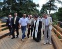Drewniany most w Krukach oddany do użytku [ZDJĘCIA]