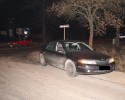 Karambol na Ostrowskiej: Jedna osoba trafiła do szpitala, jeden z uczestników uciekł z miejsca zdarzenia [ZDJĘCIA]