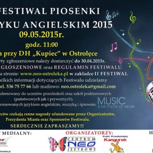 II edycja Festiwalu Piosenki w Języku Angielskim