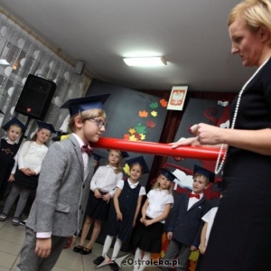 Pasowanie na ucznia w Zespole Szkół STO w Ostrołęce [ZDJĘCIA]