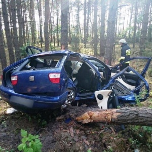 Groźny wypadek w Michałowie. Rannych zabierał śmigłowiec 
