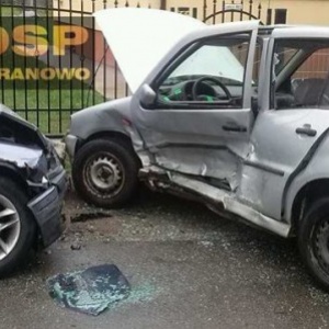 Wypadek w Cierpiętach. Sprawca „na podwójnym gazie” [ZDJĘCIA]