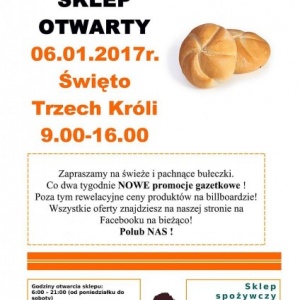 Sklep „CHORTEN” otwarty w Święto Trzech Króli