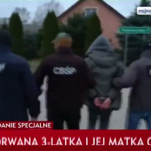Tak wyglądało zatrzymanie porywacza Amelki i jej mamy. Zobacz WIDEO