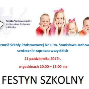 „Jedynka” zaprasza na festyn szkolny