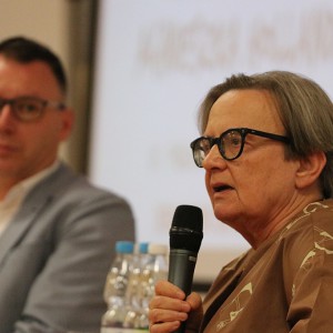Agnieszka Holland z wizytą w Ostrołęce [WIDEO, ZDJĘCIA]