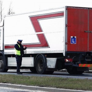 Kolizja z „elką” podczas egzaminu na prawo jazdy [ZDJĘCIA]