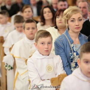 Pierwsza Komunia Święta w ostrołęckiej farze [ZDJĘCIA]