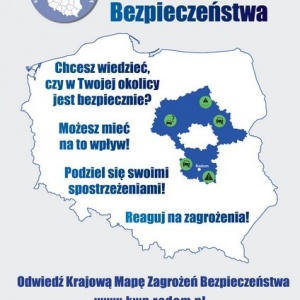 Krajowa Mapa Zagrożeń Bezpieczeństwa - zgłoszenia na terenie Ostrołęki i powiatu