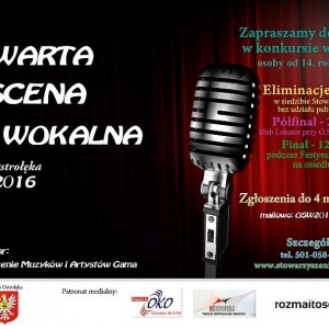 III edycja Otwartej Sceny Wokalnej: Ostatni dzwonek dla wszystkich chętnych!