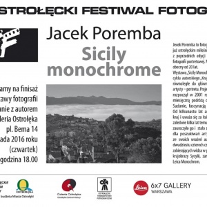 Finisaż wystawy „Sicily monochrome” w Galerii Ostrołęka już dziś