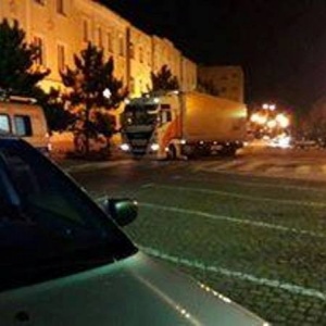 Nocne łamanie zakazów przez kierowców ciężarówek
