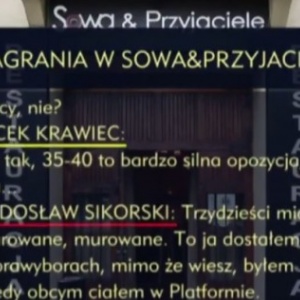 "Sowa i Przyjaciele": W rolach głównych Sikorski i Krawiec. "Te pasożyty balują za nasze"