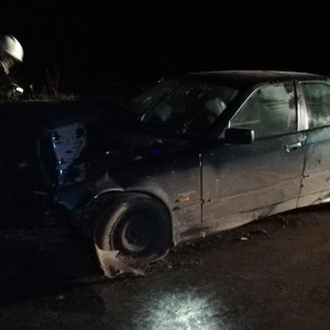 Poważny wypadek pod Nowogrodem. Trzy osoby odniosły obrażenia [ZDJĘCIA]