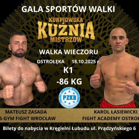 Gala Sportów Walki "Kurpiowska Kuźnia Mistrzów" w Ostrołęce