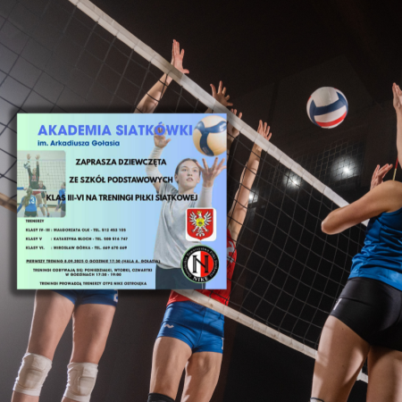 Ruszają zajęcia Akademii Siatkówki dla dziewcząt. Pierwszy trening już wkrótce