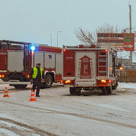 Kolizja w Dębach. Kierowca forda ukarany mandatem