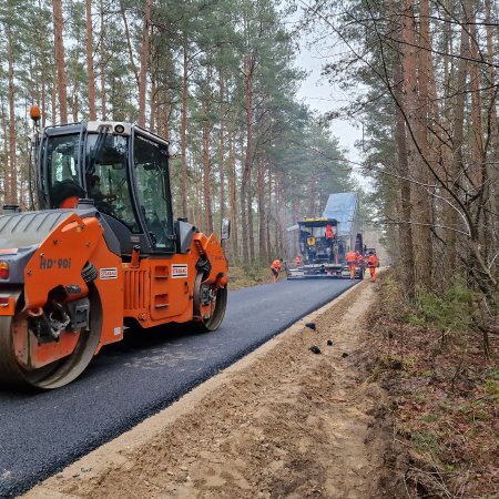 Gmina Łyse: Inwestycje drogowe na finiszu! [ZDJĘCIA]