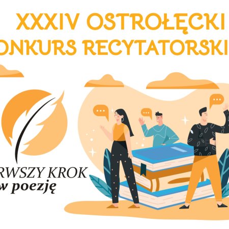 Konkurs Recytatorski “Pierwszy krok w poezję” dla uczniów klas I-III szkół podstawowych