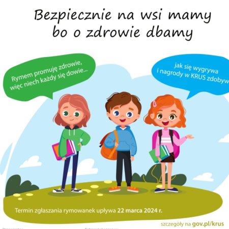 Konkurs dla dzieci rolników: Wygraj nagrodę za rymowankę o bezpieczeństwie na wsi!