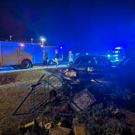 Wypadek na trasie Zamość - Troszyn. Jedna osoba poszkodowana, a sprawca… pijany w sztok! [ZDJĘCIA]