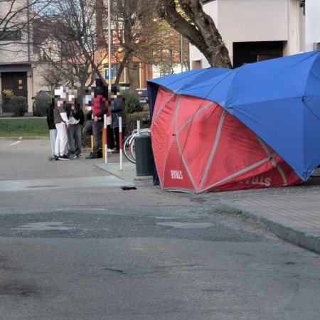 Tragedia w wieżowcu przy Reymonta [ZDJĘCIA]