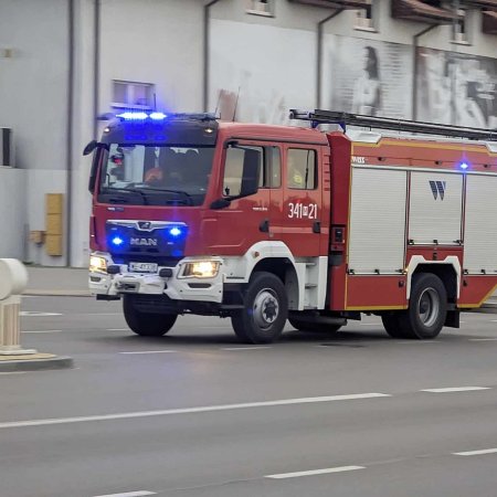 Pożar w Ławach. Przyczyną mogło być zaprószenie ognia