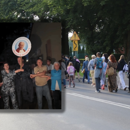 Tak kończy się każdy dzień pielgrzymki. "Cichy zapada zmrok" [WIDEO]