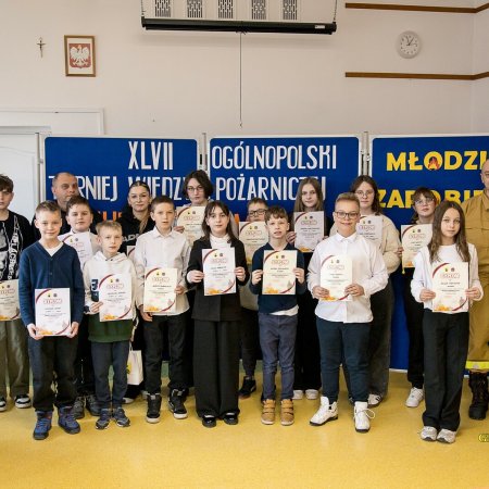 Przyszli strażacy z gminy Lelis sprawdzili swoją wiedzę [ZDJĘCIA]