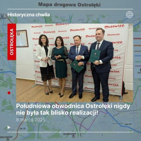 Południowa obwodnica Ostrołęki – inwestycja na miarę XXI wieku [WIDEO, ZDJĘCIA]