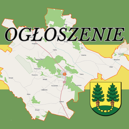 OGŁOSZENIE Wójt Gminy Kadzidło