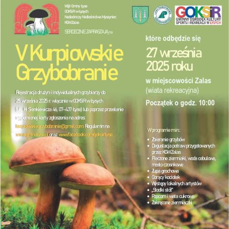 V Kurpiowskie Grzybobranie w Zalasie – święto smaków i leśnych skarbów