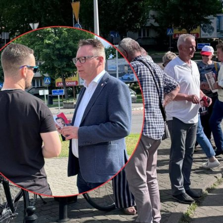 Intensywna kampania w Ostrołęce. Popielarz i działacze KO mobilizują wyborców przed finiszem