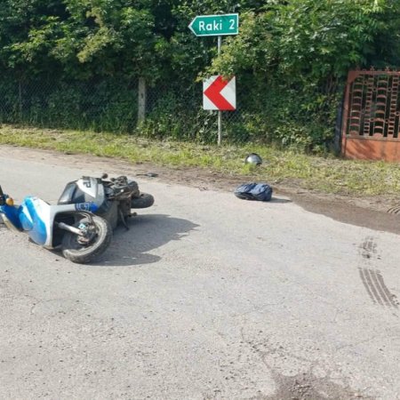 45-latka miała wypadek na motorowerze. Powód zszokował policjantów