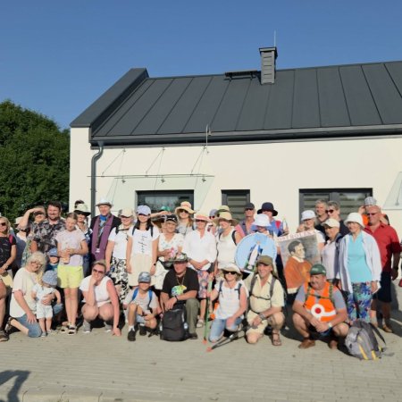 Ruszyła Piesza Pielgrzymka Kurpiowska do Gietrzwałdu. Za pątnikami pierwszy dzień drogi [ZDJĘCIA]