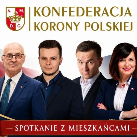 Konfederacja Korony Polskiej w Ostrołęce. Spotkanie z mieszkańcami
