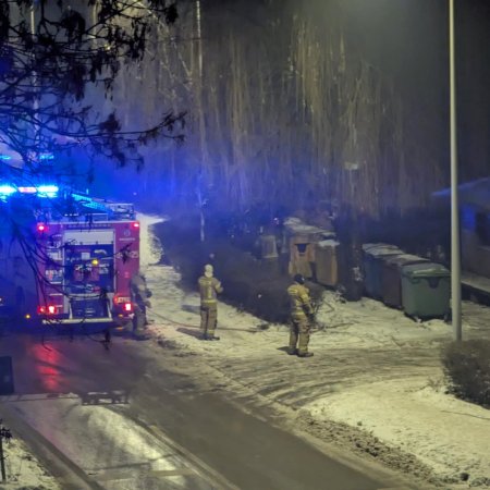 Tak strażacy rozpoczęli nowy rok. Wyjechali tuż po północy [WIDEO, ZDJĘCIA]