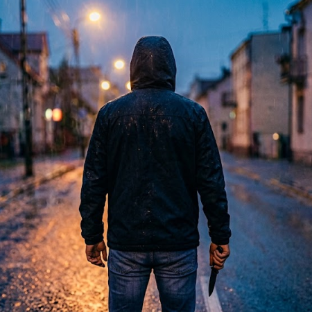 Nocny dramat na ulicach Ostrołęki. Policjanci obezwładnili desperata
