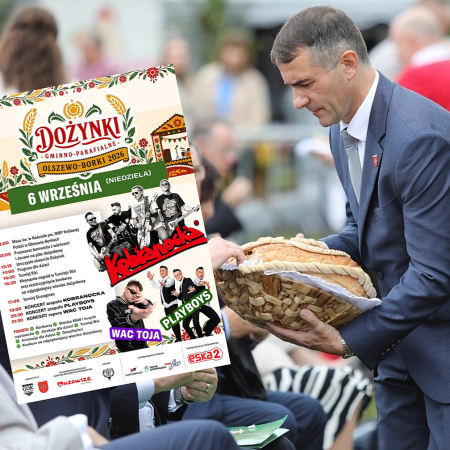W niedzielę wielkie dożynki w Olszewie-Borkach. Będzie się działo!