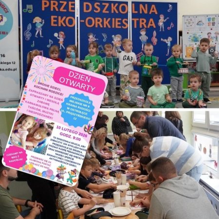 Czas na przedszkolną przygodę! Dzień otwarty w Przedszkolu Miejskim nr 8 "Kraina Radośći" w Ostrołęce. Kiedy?